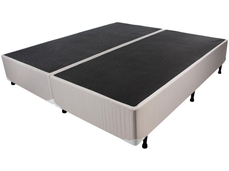 Base Cama Box Queen Luckspuma Bipartido Menor preço em Base Cama Box Queen Luckspuma Bipartido