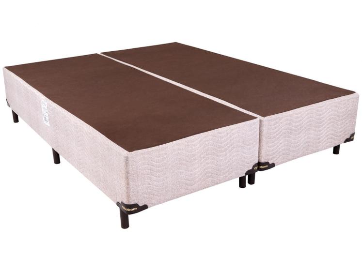 Base Cama Box Queen Size Ortobom Bipartido 31x158x198cm Ortotech Imagem de Base Cama Box Queen Size Ortobom Bipartido 31x158x198cm Ortotech
