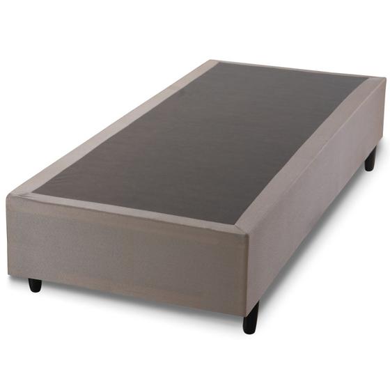 Imagem de Base Cama Box solteiro Hellen Strong 79 cm de largura e 38 cm de altura bege