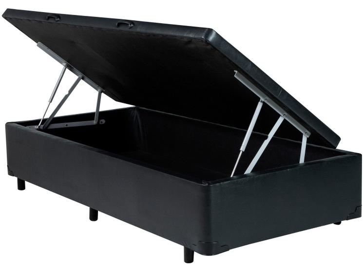Base Cama Box Solteiro V-Joy com Baú 38x88x188cm Bravus Menor preço em Base Cama Box Solteiro V-Joy com Baú 38x88x188cm Bravus