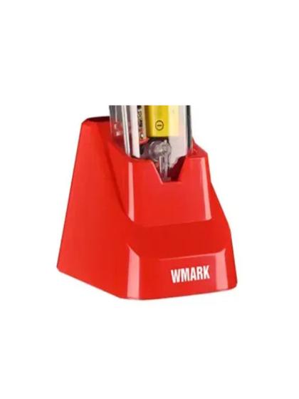 Imagem de Base Carregadora Bivolt Para Maquina Sem Fio Wmark CS02 Vermelho