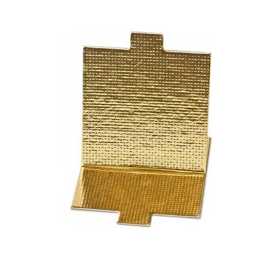 Imagem de Base Class para Doce Quadrada - Ouro - 7,5cm - 25 unidades - Stalden - Rizzo