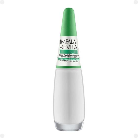 Imagem de Base com Fibras Impala Revita Nail Branco Soft 7,5ml