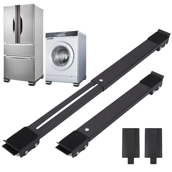 Base Com Rodinha Ajustáveis Suporte Para Geladeira Móveis Maquina De Lavar Fogão - HOME IMPORTS