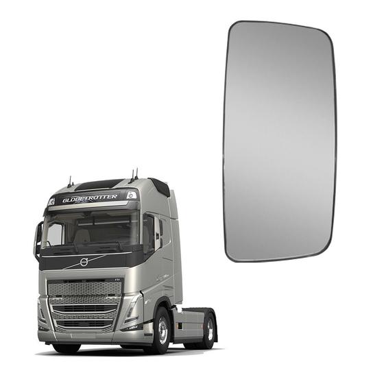 Imagem de Base com Vidro Espelho p Volvo FH FM 2010 2011 2012 Convexo