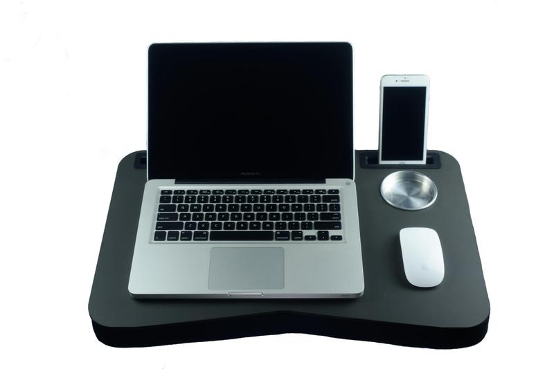 Imagem de Base Confort Para Notebook Com Slot Tablet Celular E Copo