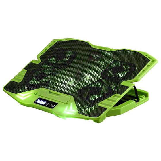 Base Cooler Warrior Gamer Para Notebook LED Verde AC292 Multilaser Menor preço em Base Cooler Warrior Gamer Para Notebook LED Verde AC292 Multilaser