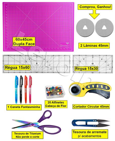 Imagem de Base Corte A2 60x45 Regua Laser 15x60 + 15x30 + Cortador 45