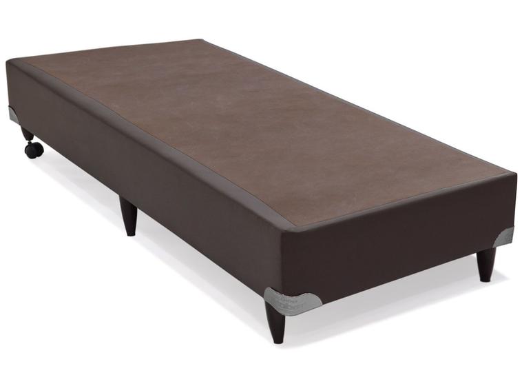 Imagem de Base de Cama Box Alta Cori Rosolare Solteiro material sintético Marrom 88 cm (LARG) - 40162