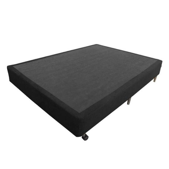 Base De Cama Box Casal 138x188 Preto Menor preço em Base De Cama Box Casal 138x188 Preto