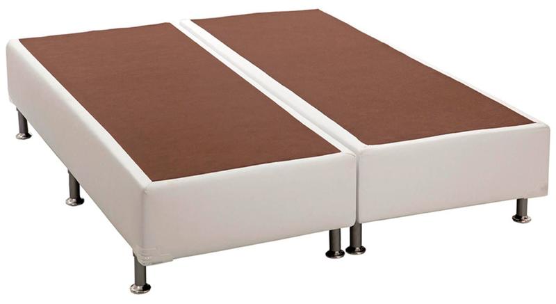 Imagem de Base de Cama Box material sintético Branco Super King 193 cm (LARG) Alta - 42772