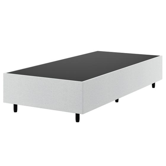 Imagem de Base de Cama Box Solteiro Zeus Linho Gelo 26785 - Vian