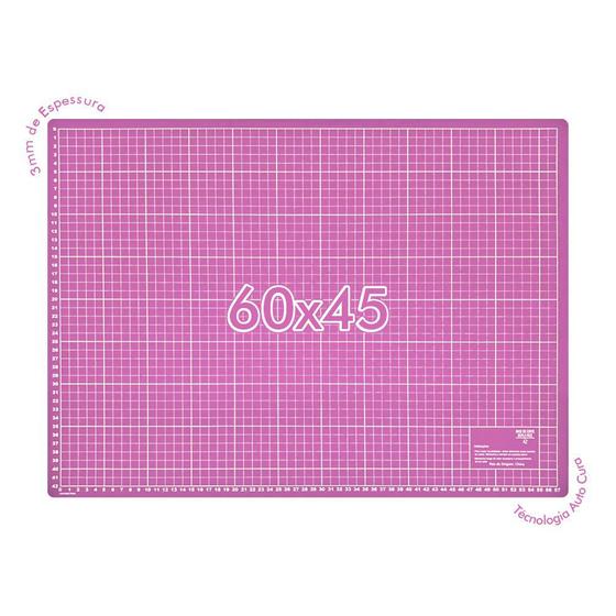 Imagem de Base De Corte Rosa 45x60 Para Patchwork Scrapbook