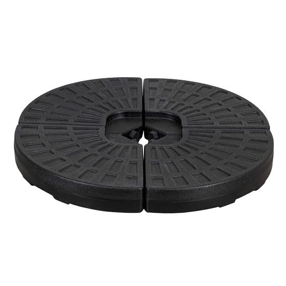 Imagem de Base de guarda-chuva suspensa Amazon Basics HDPE redonda em forma de leque