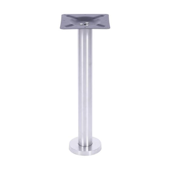 Imagem de Base de Mesa Beta Fixa em Inox 69 cm (Altura) com Disco Redondo
