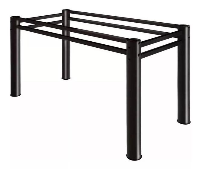 Base De Mesa Jantar Tampo Pedra Madeira Vidro Granito 120x80 Menor preço em Base De Mesa Jantar Tampo Pedra Madeira Vidro Granito 120x80