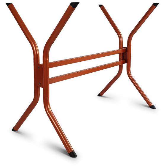 Imagem de Base de Mesa Retangular de Jantar Madri Tampos até 120cm X 80cm - Cobre