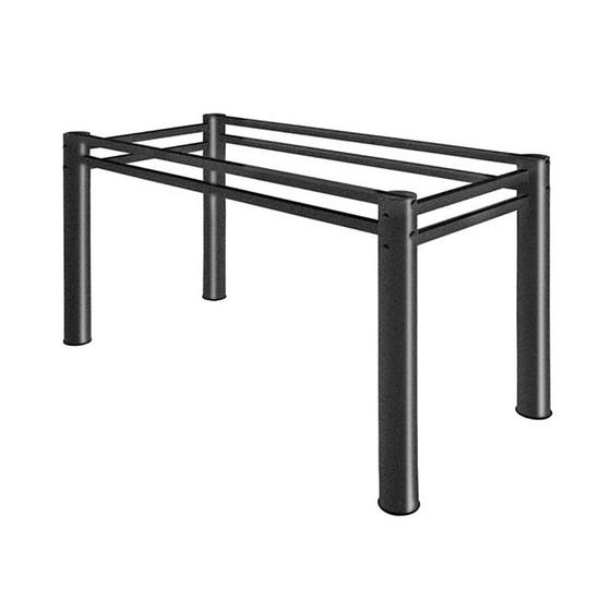 Imagem de Base de Mesa Tubolar 1,03x0,62 Preto Fosco