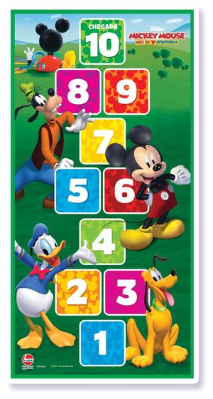 Imagem de Base Decorativa Amarelinha Mickey And Friends 140 Cm Tapete