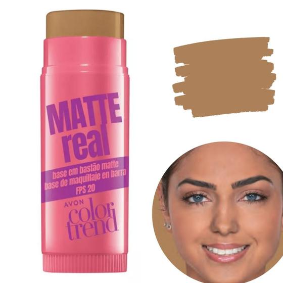 Imagem de Base Em Bastão Color Trend Avon Matte Real Fps 20