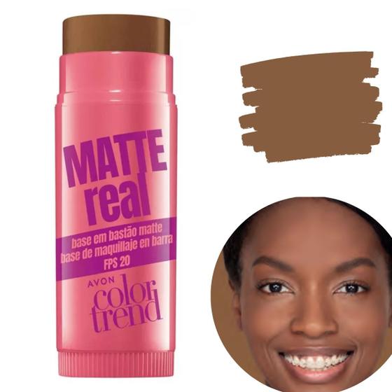 Imagem de Base Em Bastão Color Trend Avon Matte Real Fps 20