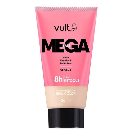 Base Facial Liquida Efeito Matte Mega V170 Make 26ml Vult Menor preço em Base Facial Liquida Efeito Matte Mega V170 Make 26ml Vult