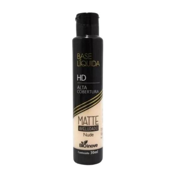 Imagem de Base Facial Líquida Matte HD Alta Cobertura Bio Inove