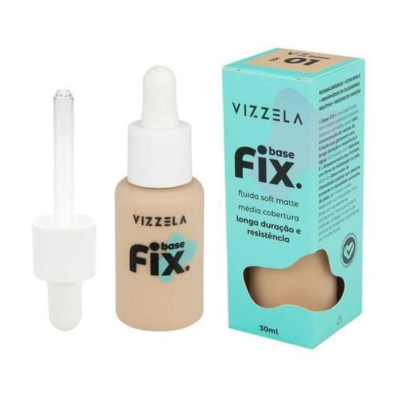Imagem de Base Fix Vizzela 30Ml - Cor 01