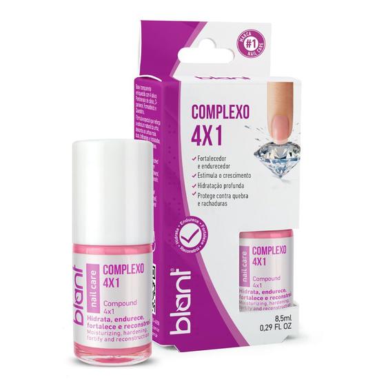 Imagem de Base Fortalecedora Para Unhas Blant Complexo 4X1