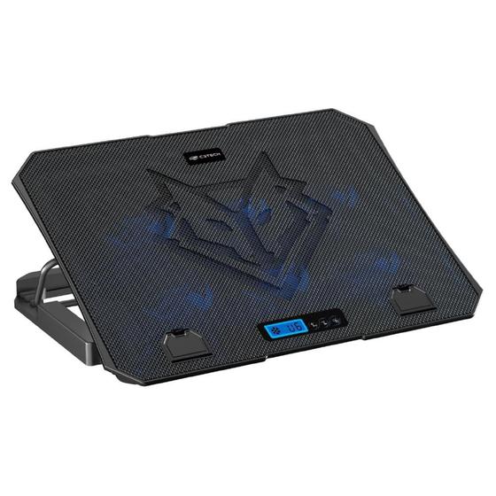 Imagem de Base Gamer para Notebook C3Tech, LED, Até 15.6, 6x Fan, Preto - NBC-70BK