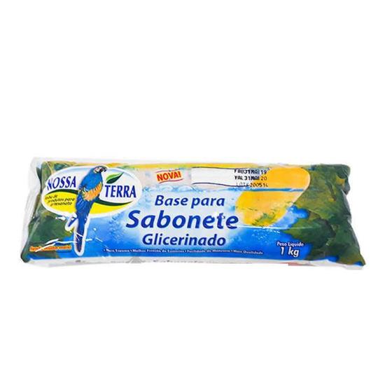 Imagem de Base Glicerina Transparente p/ Sabonete Nossa Terra 1kg