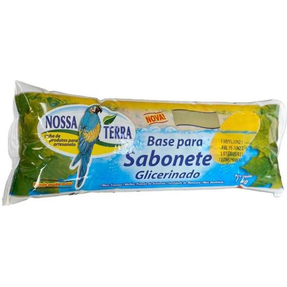 Imagem de Base Glicerinada Para Sabonetes Sabonete Glicerina 1Kg Full