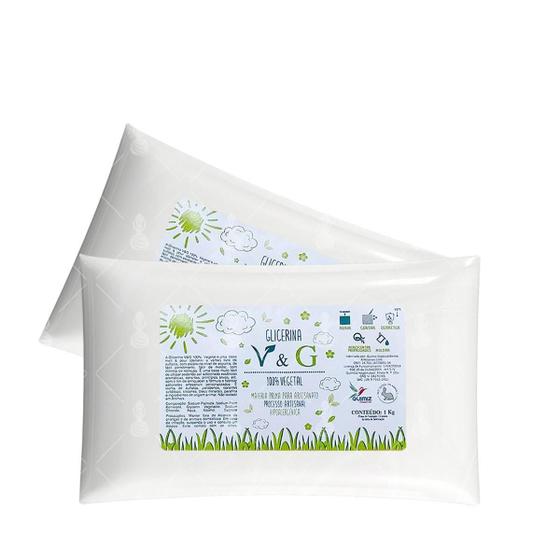 Imagem de Base Glicerinada V&G Vegetal P/Sabonetes 2Kg - Transparente