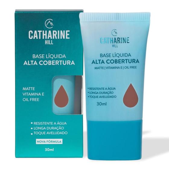 Imagem de Base Líquida Alta Cobertura Catharine Hill  Nova 30ml