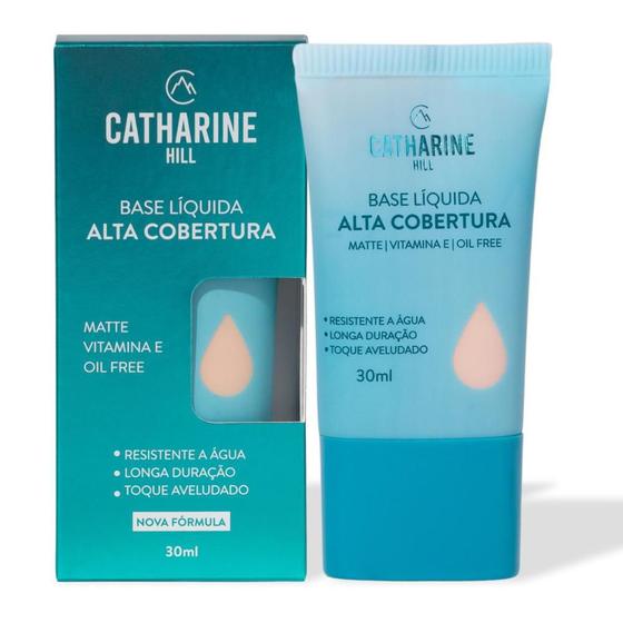 Imagem de Base Líquida Alta Cobertura Catharine Hill  Nova 30ml