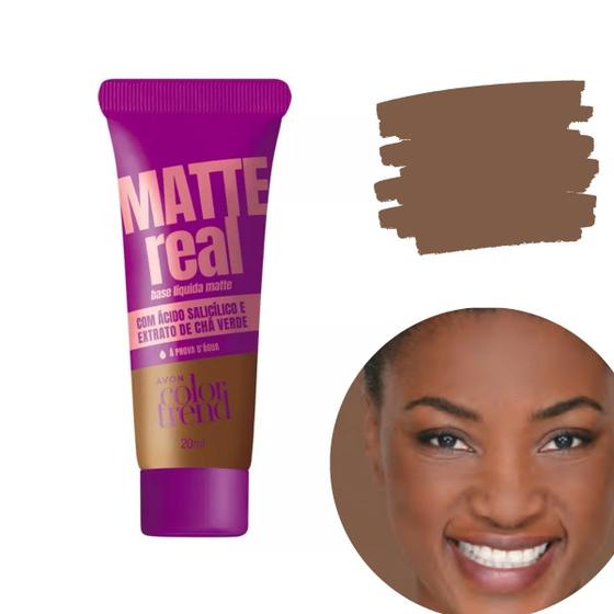 Imagem de Base Liquida Color Trend Matte Real 20ml