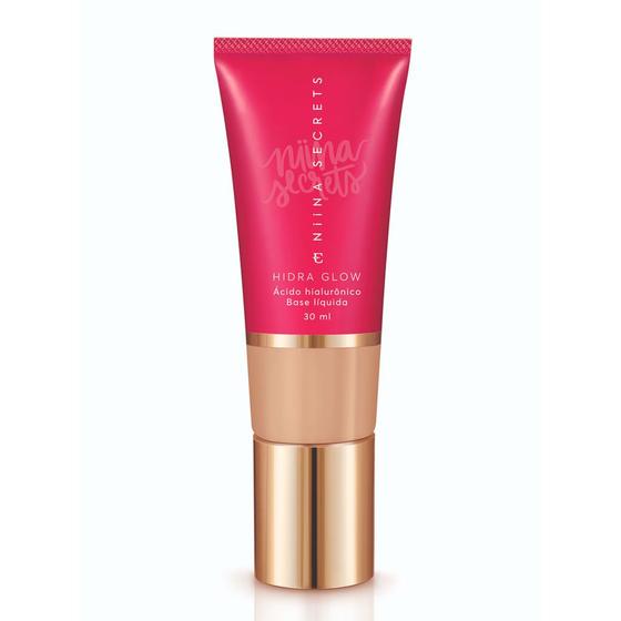 Imagem de Base Líquida Eudora Niina Secrets Hidra Glow Cor 13 com 30ml