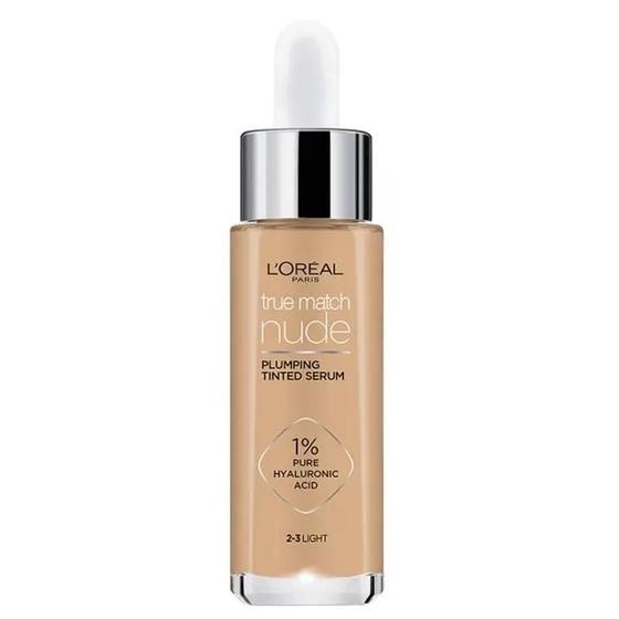 Imagem de Base Líquida L'Oréal True Match Nude 2 3 Luz Média 30ml - Base para Pele Uniforme e Natural