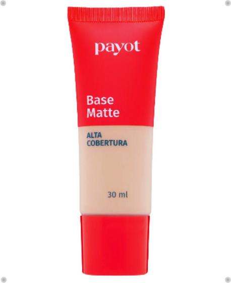 Imagem de Base Líquida Mate Alta Cobertura Cremosa Payot 30ml Tom 01