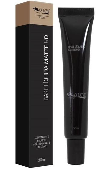 Base Líquida Matte Hd 19 Max Love - Base Facial - Magazine Luiza
