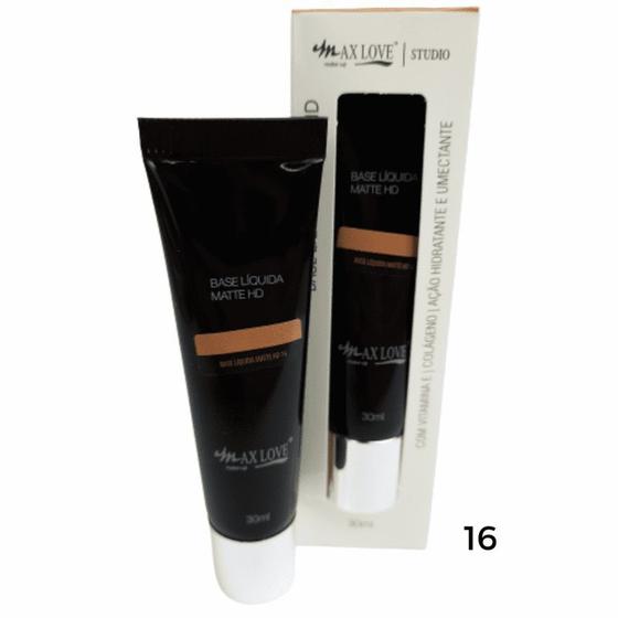Base Líquida Matte HD Max Love - MAX LOVE MAKE UP - Base Facial ...