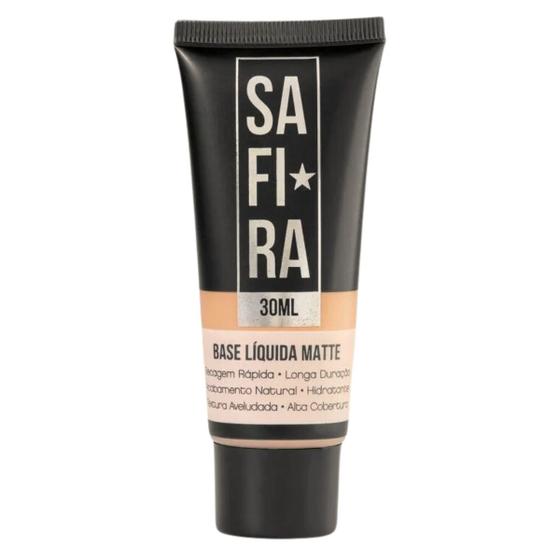 Imagem de Base Líquida Matte Nº 05 Alta Cobertura 30ml Basic Safira