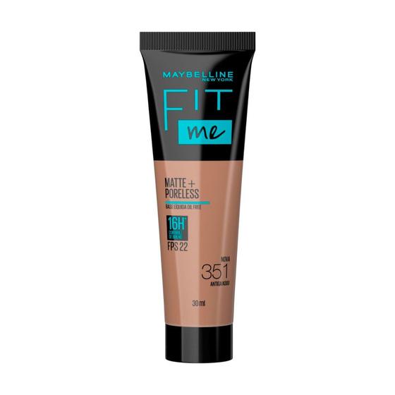 Imagem de Base Líquida Maybelline NY Fit Me Matte FPS 22 Cor 351 30ml