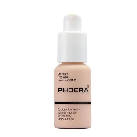 Imagem de Base Líquida Phoera Matte 101 Porcelain 30ml Hidratante