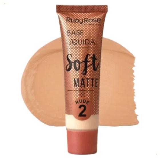 Imagem de Base Líquida Soft Matte Bege 2 Ruby Rose