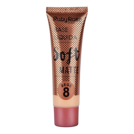 Imagem de Base Líquida Soft Matte Bege Ruby Rose HB-8050 29ml