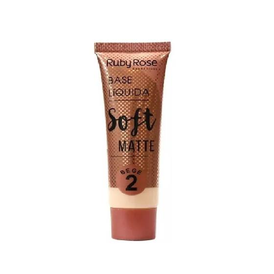 Imagem de Base Líquida Soft Matte Bege Ruby Rose