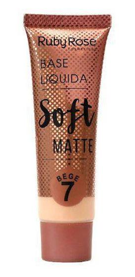 Imagem de Base liquida soft matte  ruby rose  bege 7