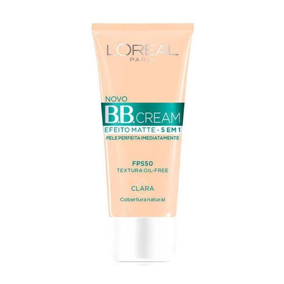 Imagem de Base Loreal Bb Cream 30ml Matte Cor Clara
