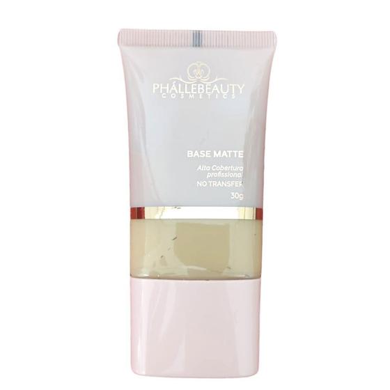 Base Matte Phállebeauty Alta Cobertura Cor 3 30g. Menor preço em Base Matte Phállebeauty Alta Cobertura Cor 3 30g.